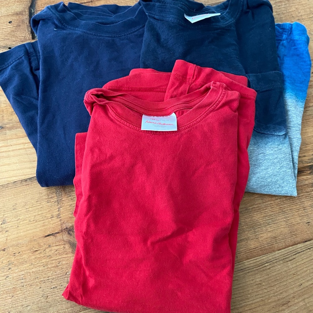 Lot of Hanna Andersson sz 10 tees in great shape